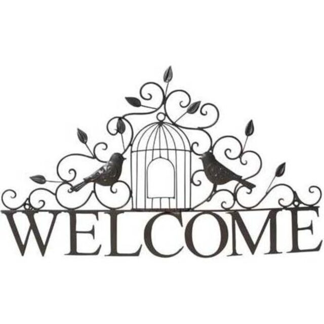 Welcome Bird Sign