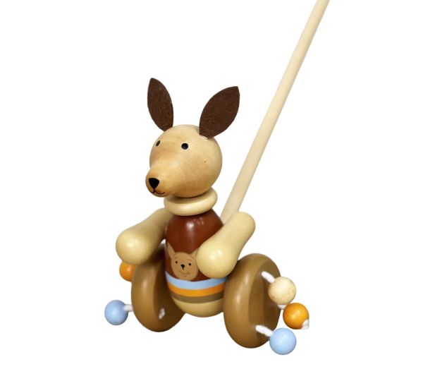 Wooden Push Along – Kangaroo