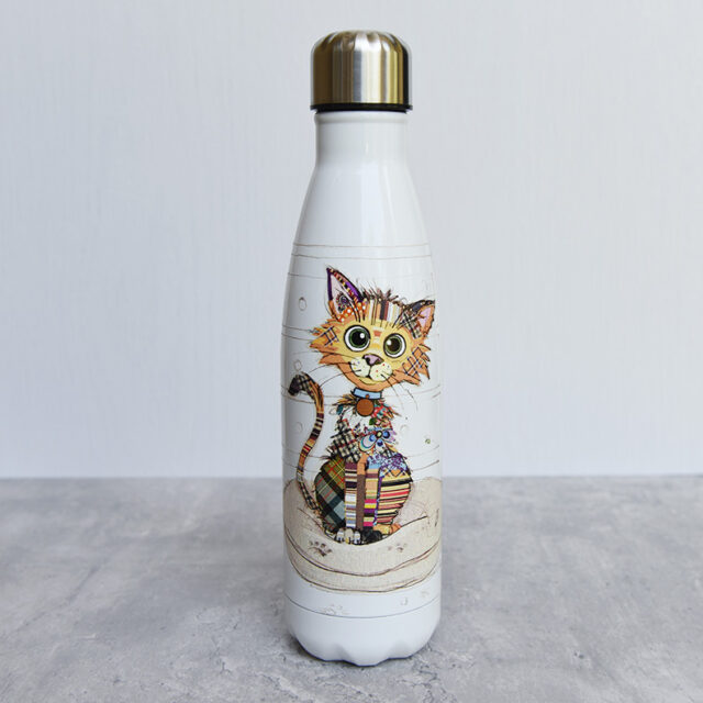 Cat Bug Art Bottle