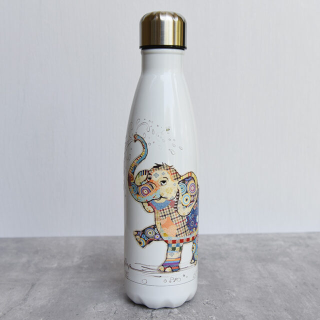 Elephant Bug Art Water Bottle