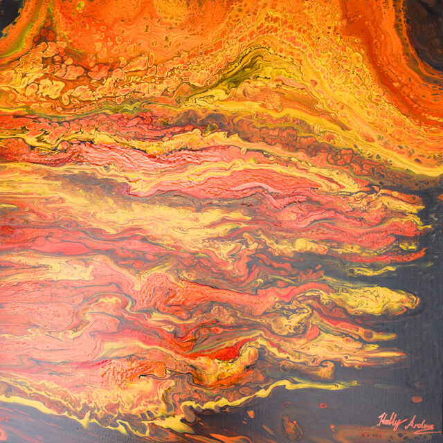 Original Art Soils Of The Earth Acrylic Pour