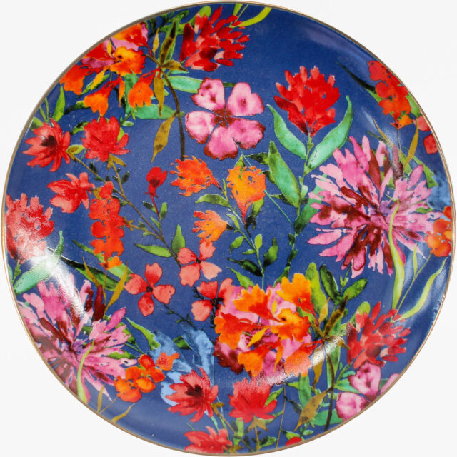 Flower Plate For Nibbles