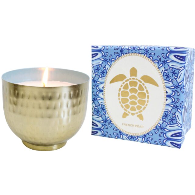 Turtle Gold Candle