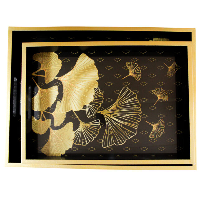 Gold & Black Nature Tray