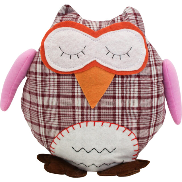 Pink Owl Door Stop