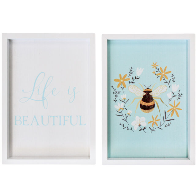 Life Is Beautiful & Bee Two Frame Set